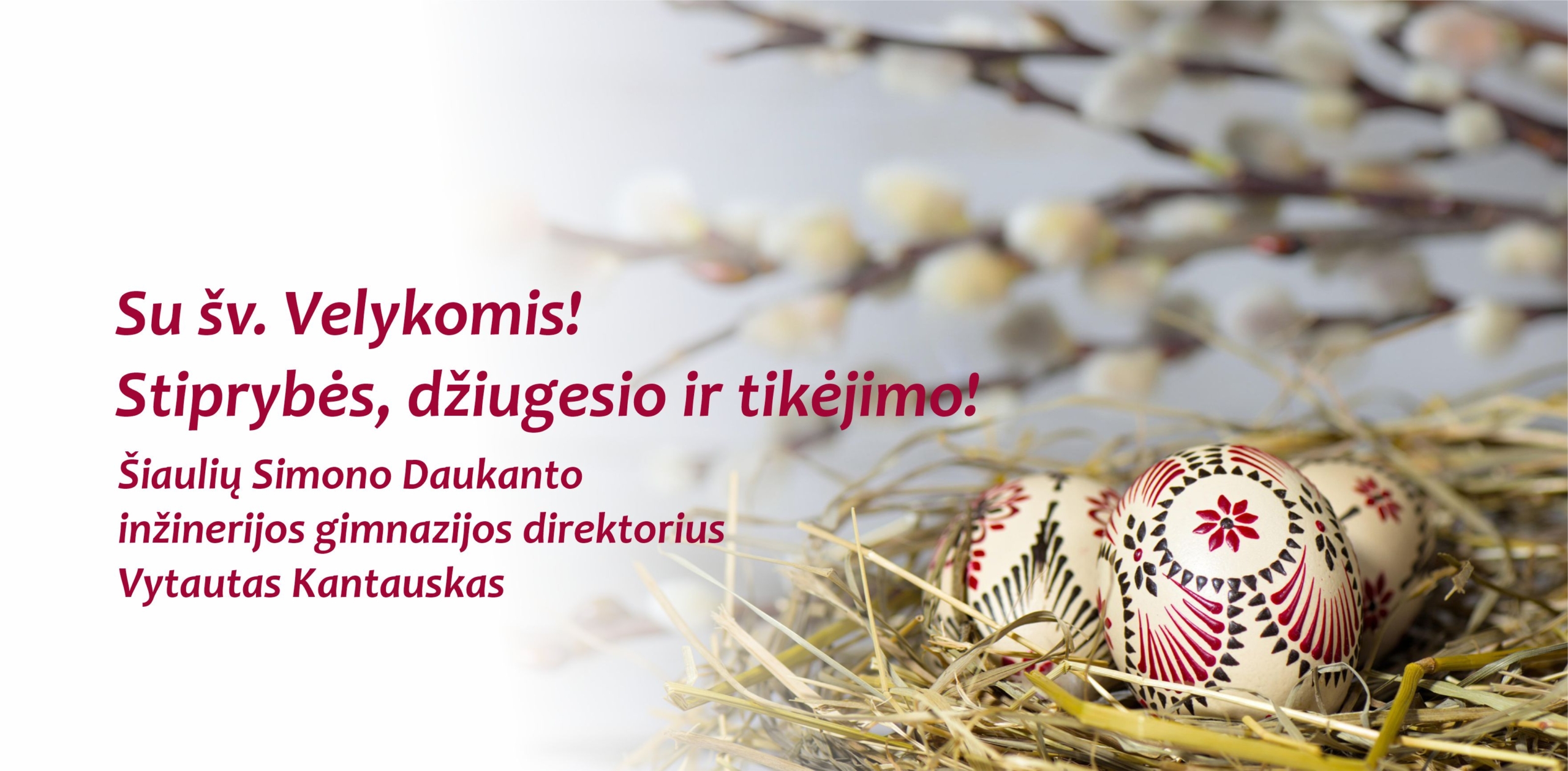 Sveikiname!