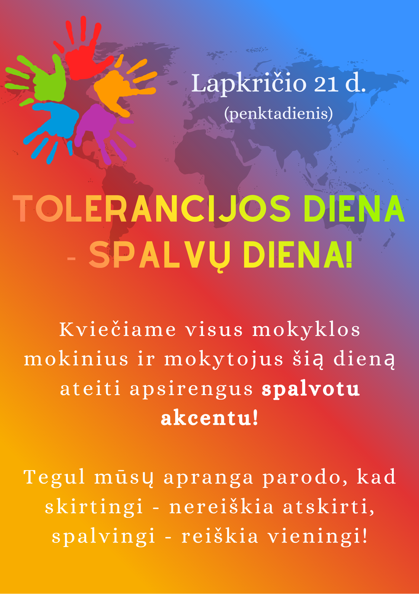 KVIEČIAME PASIPUOŠTI SPALVOTU AKCENTU!