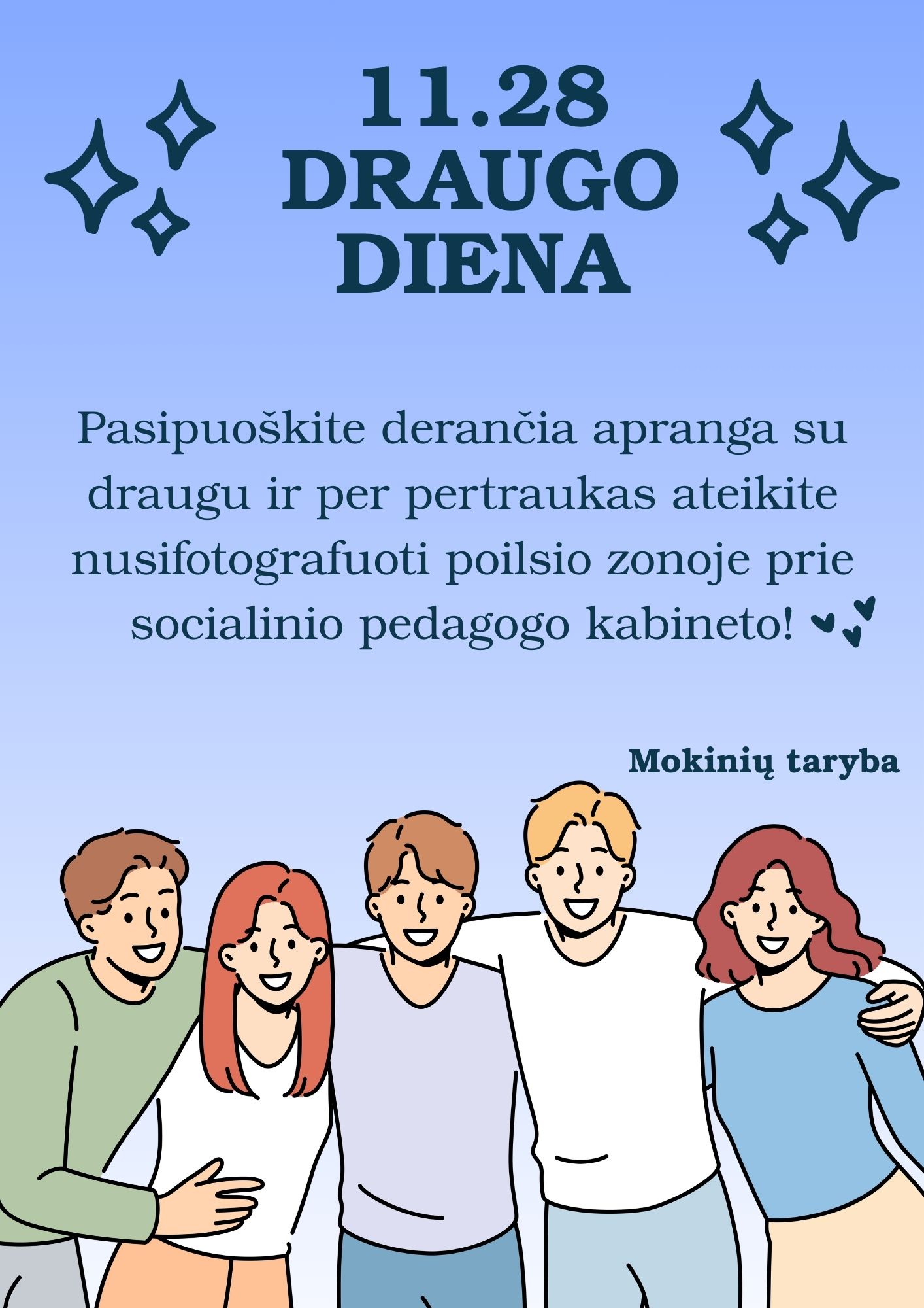 Švęskime Draugo dieną kartu!