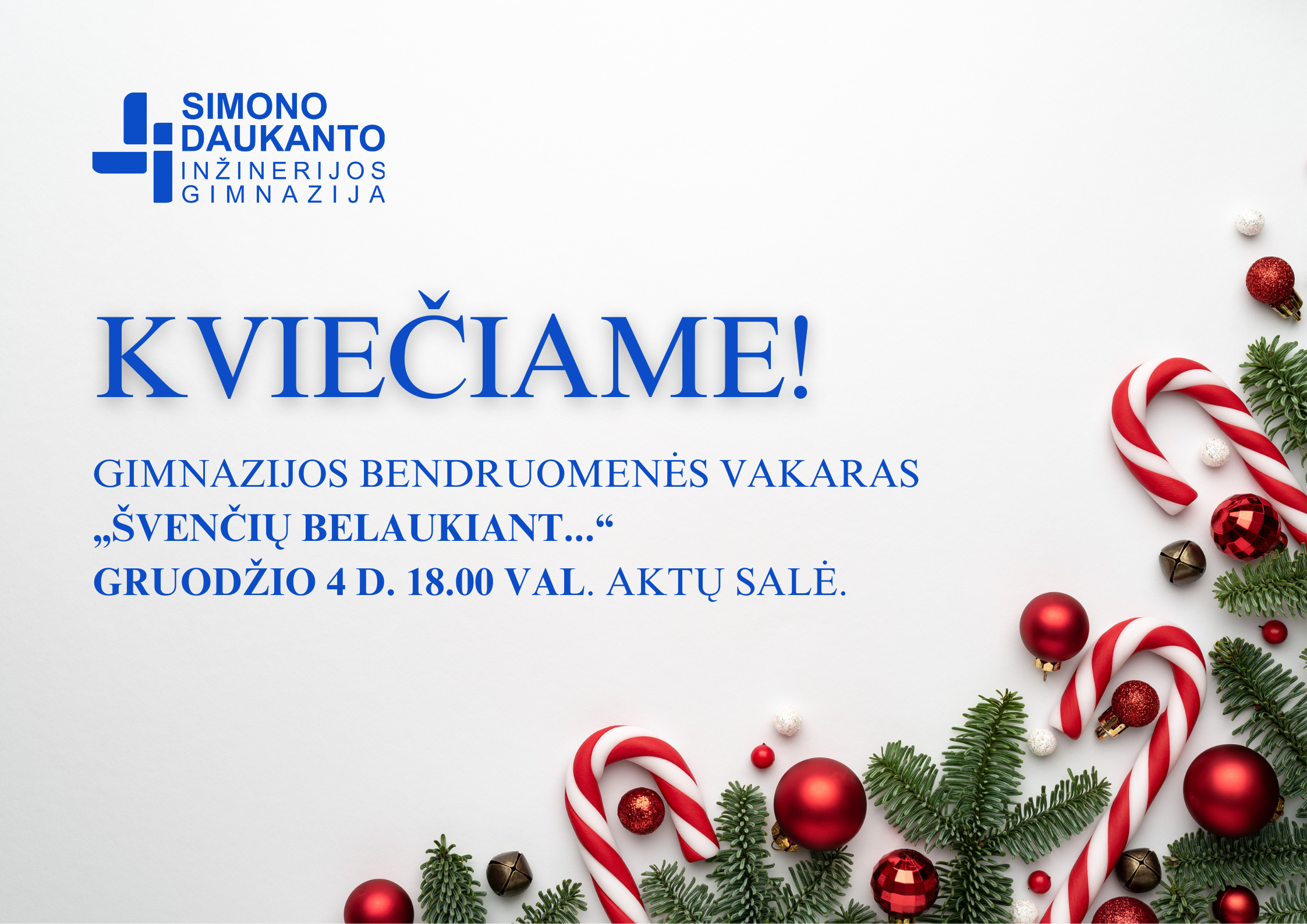 KVIEČIAME MOKYTOJUS, TĖVELIUS IR MOKINIUS!